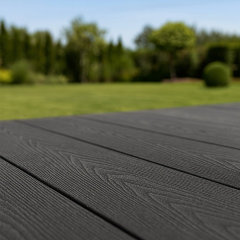 Composite Decking Board 3D Classic 2.0 Anthracite – 4m(0,600 m2)