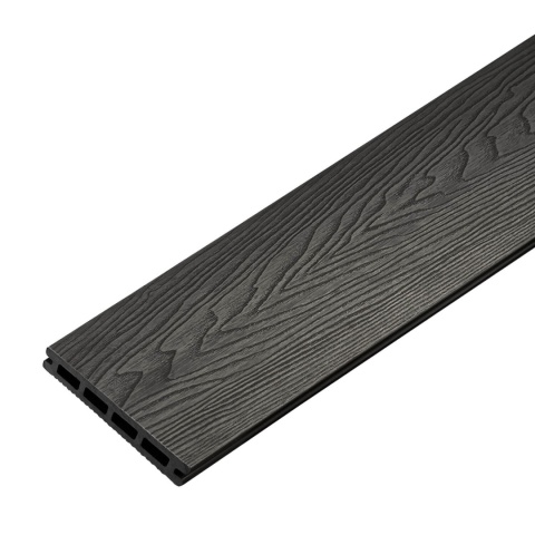Composite Decking Board 3D Classic 2.0 Anthracite – 4m(0,600 m2)