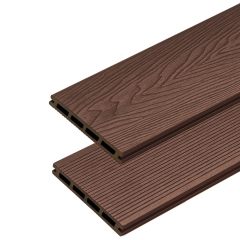 Composite Decking Board 3D Classic 2.0 Dark Brown – 4m (0,600 m2)