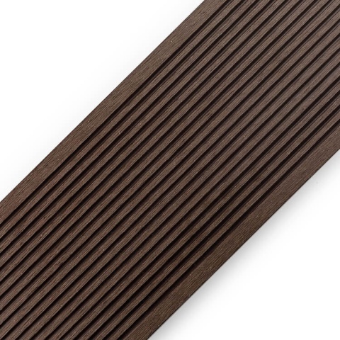 Composite Decking Board 3D Dark Brown – 3,5m (0,507 m2)