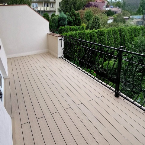 Composite Decking Board Premium II Generation Ecru / Light Oak – 3,5m (0,507 m2)