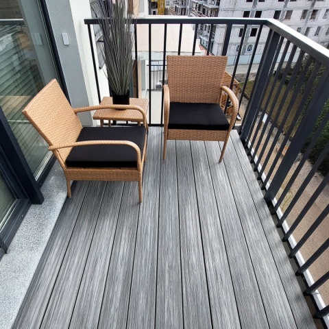 Composite Decking Board Premium II Generation Grey / Anthracite – 4m (0,580 m2)