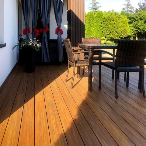 Composite Decking Board Premium II Generation Amber/Antique – 3m (0,435 m2)