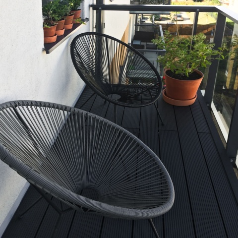 Composite Decking Board Standard Anthracite – 4m (0,620 m2)