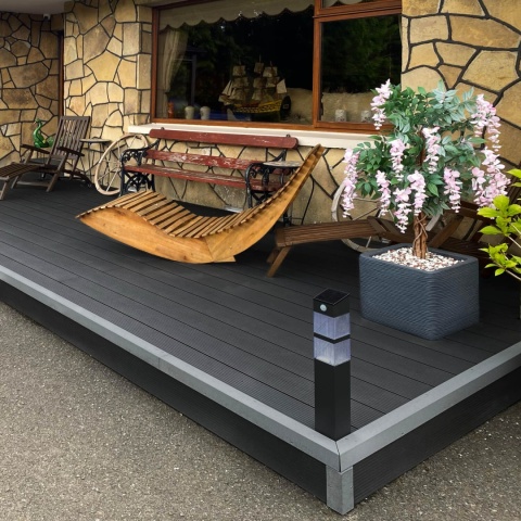 Composite Decking Board Standard Anthracite – 4m (0,620 m2)