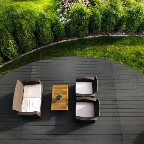 Composite Decking Board Standard Anthracite – 4m (0,620 m2)