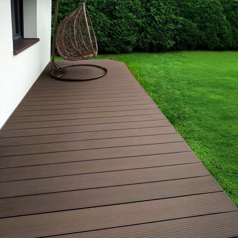 Composite Decking Board Standard Dark Brown – 3,5m (0,542 m2)