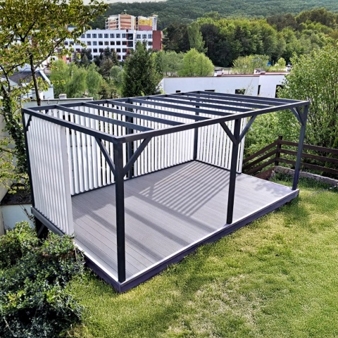 Composite Decking Board Standard Light Gray – 3m (0,465 m2)