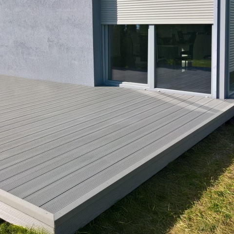 Composite Decking Board Standard Light Gray – 3m (0,465 m2)