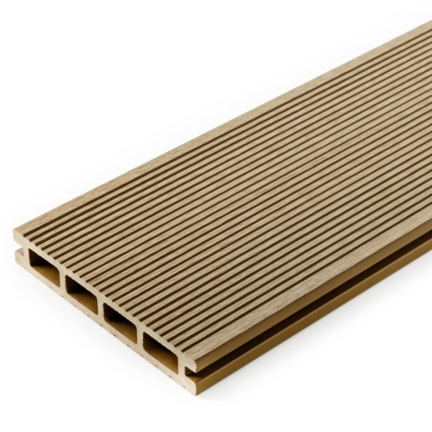Composite Decking Board Standard Teak – 4m (0,620 m2)