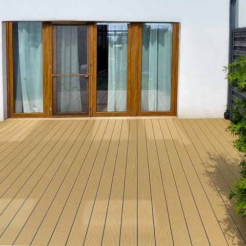 Composite Decking Board Standard Teak – 3,5m (0,542 m2)