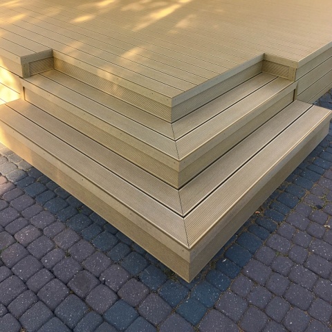 Composite Decking Board Standard Teak – 3,5m (0,542 m2)