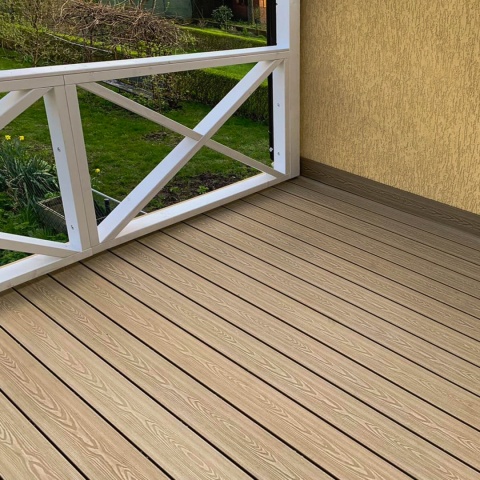 Composite Decking Board Standard Teak – 3m