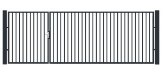 BramoFurtka typ P20 - 1,50+2,50 x 1,25 m - malowana proszkowo