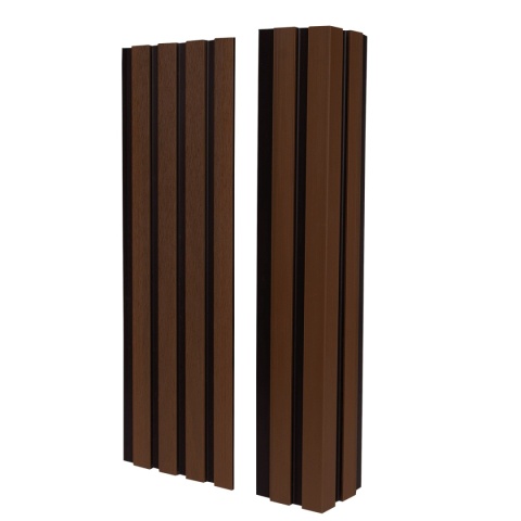 Composite Corner Trim for Slatted Cladding Duo Premium Redwood/Black – 2.9m