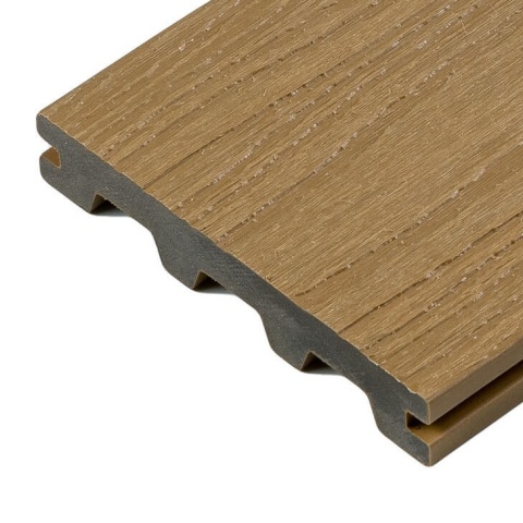 Composite Decking Board Solid Light Brown – 3m (0,429 m2)