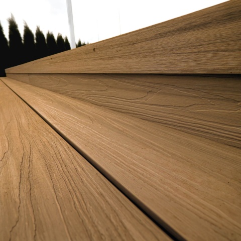 Composite Decking Board Solid Light Brown – 4m (0,572 m2)
