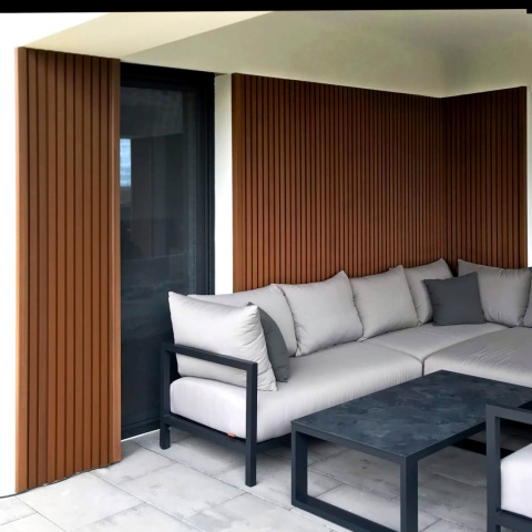 Composite Slatted Cladding Board Premium Teak – 2.9m (0,580 m2)