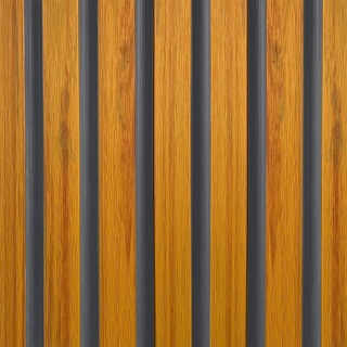 Composite Elevation Board Lamella Trapezoid Amber / Gray – 2.9m (0,551 m2)