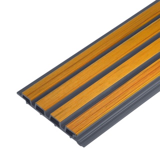 Composite Elevation Board Lamella Trapezoid Amber / Gray – 2.9m (0,551 m2)