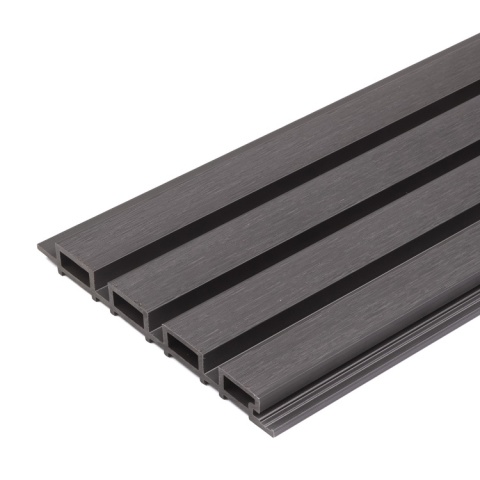 Composite Slatted Cladding Board Premium Graphite – 2.9m (0,580 m2)