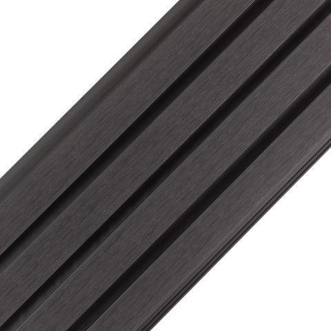 Composite Slatted Cladding Board Premium Graphite – 2.9m (0,580 m2)