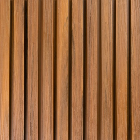 Composite Slatted Cladding Board Premium 3D Amber – 2.9m (0,580 m2)