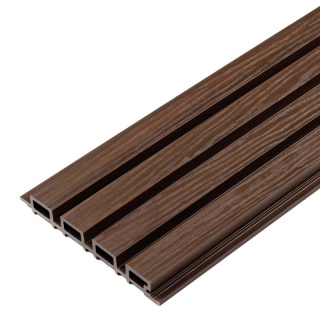 Premium 3D Composite Slatted Cladding Board Walnut – 2,9 m