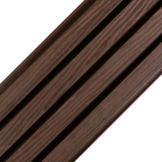 Premium 3D Composite Slatted Cladding Board Walnut – 2,9 m