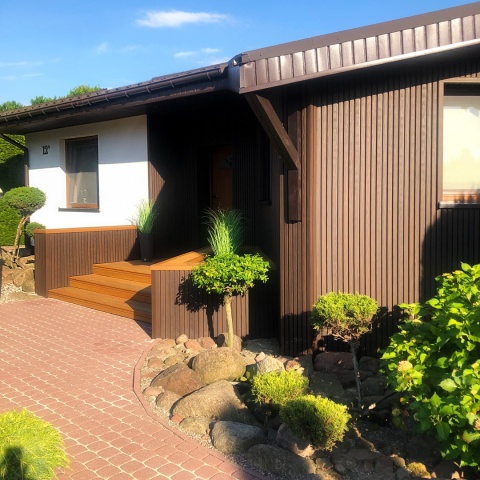 Premium 3D Composite Slatted Cladding Board Walnut – 2,9 m(0,580 m2)