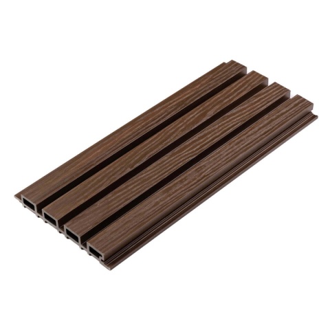 Premium 3D Composite Slatted Cladding Board Walnut – 2,9 m(0,580 m2)