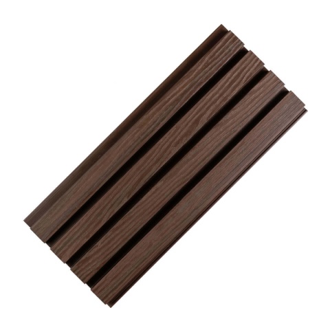 Premium 3D Composite Slatted Cladding Board Walnut – 2,9 m(0,580 m2)