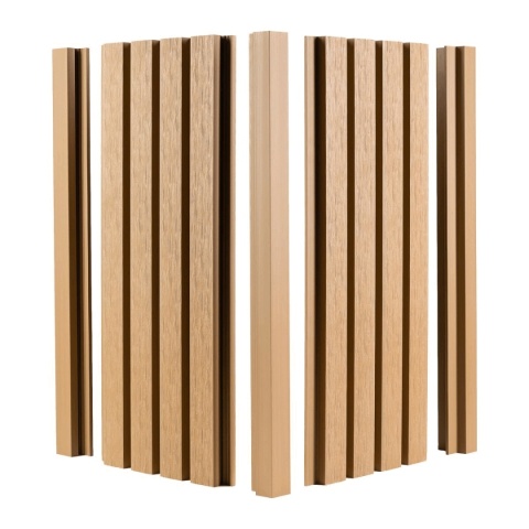 Composite Elevation Board Premium Lamella Antique Oak – 2.9m (0,580 m2)