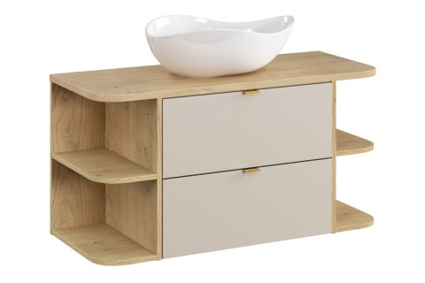 Zestaw meblowy 100cm z blatem i umywalką nablatową Cloud