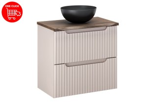 Zestaw meblowy 60cm z blatem i umywalką nablatową Domi