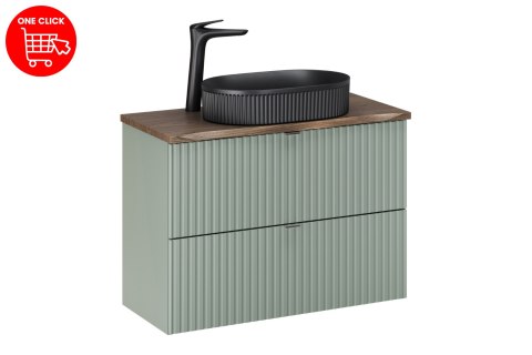 Zestaw meblowy 80cm z blatem i umywalką nablatową Beyond