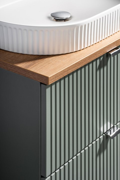 Zestaw meblowy 80cm z blatem i umywalką nablatową Beyond