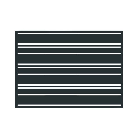 Przęsło typ WALL MIX 140/60/20 - 2,00 x 1,25 m