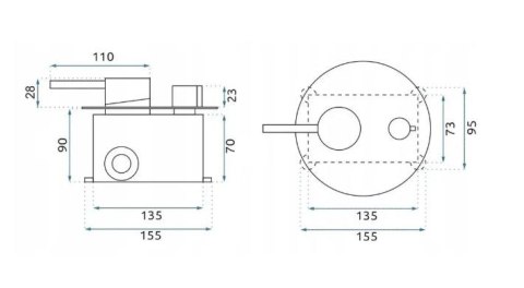 ZESTAW NATR PODTYNKOWY LUNGO GRIP MIEDŹ SZCZ + BOX