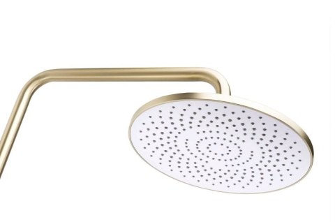 ZESTAW NATRYSKOWY DROP ZŁOTY SZCZOTKOWANY