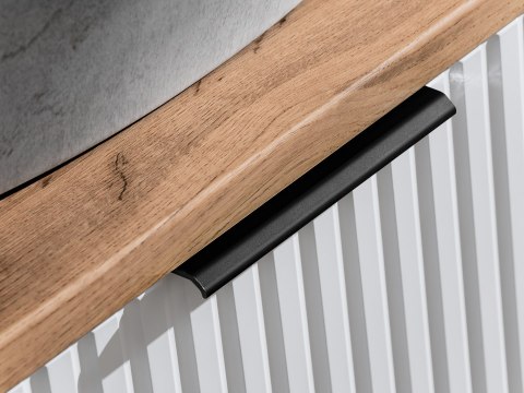 Zestaw meblowy 100cm z blatem i szafką z koszem na pranie