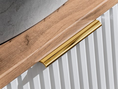 Zestaw meblowy 100cm z blatem i szafką z koszem na pranie