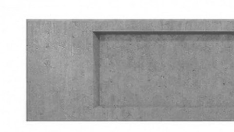 Podmurówka betonowa kaseton - 250 cm / 25 cm