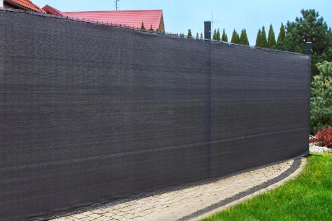 Siatka cieniująca 200g , 95% , antracyt , 1,50m - rolka 10m