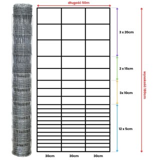 Siatka leśna - 180/21/30 G12 - 50 m