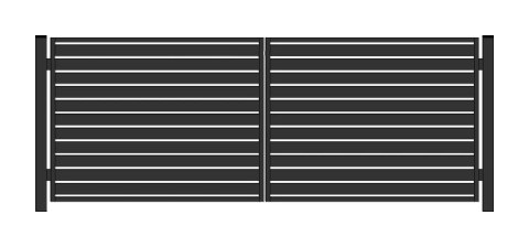 Brama PRO typ WALL 100 - malowana proszkowo - 4,00 m