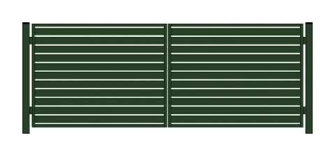 Brama PRO typ WALL 100 - malowana proszkowo - 4,00 m