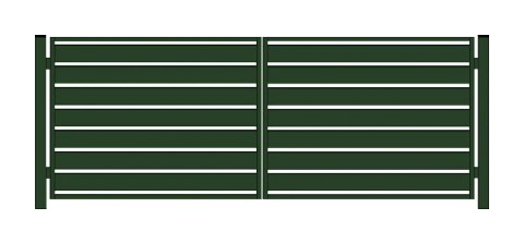Brama PRO typ WALL 200 - malowana proszkowo - 4,00 m