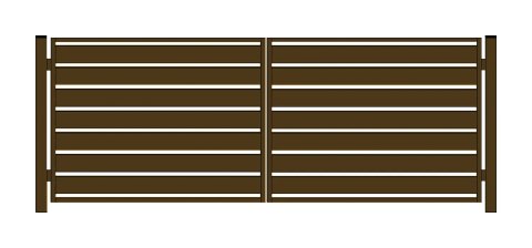 Brama PRO typ WALL 200 - malowana proszkowo - 5,00 m