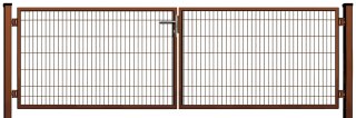 Brama SX 656 PRO - 4,00 x 1,20 m - antracyt , zielona